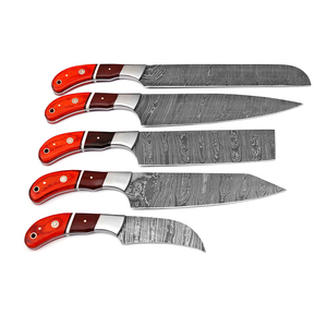 Juego de Cuchillos de Cocina Damasco de Alta Calidad, Colección de Cuchillos de Chef de Acero Inoxidable Duradero para una Fácil Preparación de Alimentos - Product Image 4