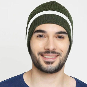 High Quality Everyday Wear <b>Wool</b>/Cotton <b>Beanies</b> <b>Hat</b> Soft Stretch Fabric Comfortable Fit for Daily Use Jacquard Outdoor Casual - Product Image 1