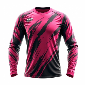 เสื้อเจอร์ซีย์มอเตอร์ไซค์แขนยาวสำหรับผู้ชาย แบบซับลิเมชั่น แห้งเร็ว ระบายอากาศได้ดี ผลิตจากโพลีเอสเตอร์ 100% มีไซส์พลัส สำหรับมอเตอร์ครอส - Product Image 1