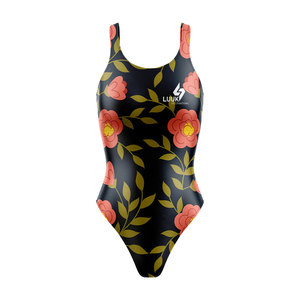 Traje de Baño de Una Pieza Personalizado al por Mayor para Mujer, Traje de Baño con Estampado por Sublimación, Traje de Baño Elástico de Secado Rápido OEM - Product Image 1