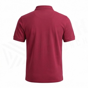 เสื้อโปโลผ้าระบายอากาศได้ดีสำหรับผู้ชายไซส์ใหญ่ แห้งเร็ว ดีไซน์ OEM รับทำโลโก้ สีตามสั่ง แขนสั้น สำหรับกอล์ฟ - Product Image 2