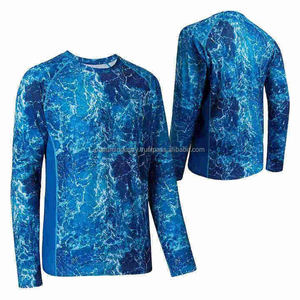 Camiseta de Pesca Sublimada de Marca Personalizada para Hombre, Manga Larga, Protección UV UPF50, Secado Rápido, Ligera - Product Image 3