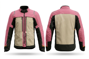 รับผลิตเสื้อแจ็คเก็ตมอเตอร์ไซค์แบบ Private Label คุณภาพดี ทนทาน ดีไซน์หลากสี สำหรับขี่กลางแจ้ง กันน้ำ กันลม - Product Image 4