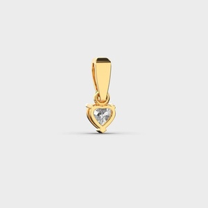 Colgante de boda con diamante moissanita talla corazón, joyería romántica, regalo de aniversario para el amor, colgante para uso diario, colgante para mujer - Product Image 3