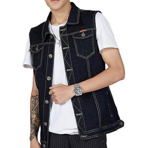 Chaleco Vaquero Reversible Impermeable de Secado Rápido de Alta Calidad para Hombre, Ropa Exterior Formal sin Mangas - Product Image 4