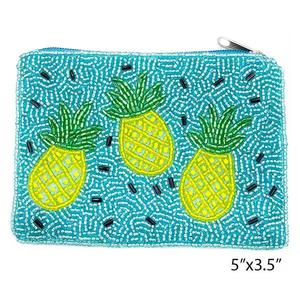 Pochette rectangulaire en coton brodée de perles, magnifique et personnalisée, par curio craft - Product Image 5