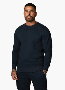 men sweatshirt heavy <b>weight</b> cotton fleece casual sweatshirt relaxed fit streetwear wear - Product Image 6