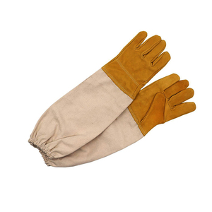 Outil d'apiculture, gants d'apiculteur en peau de mouton à trois couches, respirants, en tissu maillé et en peau de mouton - Product Image 4