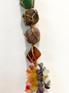 Tree Shape Colorful Stone Sun Catcher Perfect For Living Room Entrance And Gift Giving <b>Light</b> Catcher Wholesale From India - Product Image 4