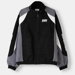 Veste de sport d'hiver pour homme, 100% polyester, col montant, logo personnalisé sur le devant, taille plus, respirante, écologique - Product Image 1
