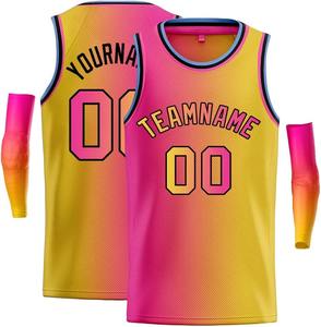 Ensembles de maillots de basketball pour garçons en gros avec logo par sublimation, uniforme de basketball vierge à manches courtes, personnalisable pour jeunes - Product Image 1