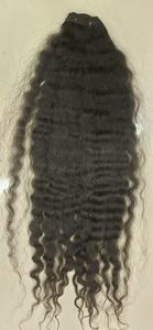 Indian Temple Extensiones de cabello humano sin procesar puro Trama sin costuras Mejora de la belleza instantánea Adición de longitud rápida - Product Image 6