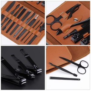 Set de Manicura Minimalista de Acero Inoxidable, Kit de Cortauñas Preciso, Herramientas de Pedicura, Estuche Protector Rígido - Product Image 6