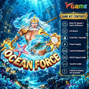 Kit de jeu Ocean Force 5.6 avec logiciel d'arcade pour l'intégration en cabinet de jeux de pêche multijoueur - Product Image 3