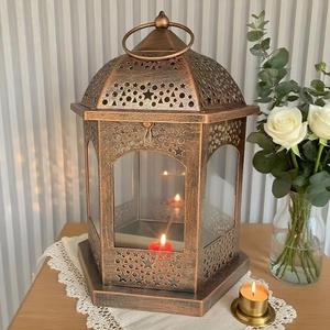 Moroccan Style Antique <b>Lantern</b> <b>Tealight</b> Candle Holder For Table Decor Handicrafts Design <b>Lanterns</b> For Ramadan Eid Decoration - Product Image 1