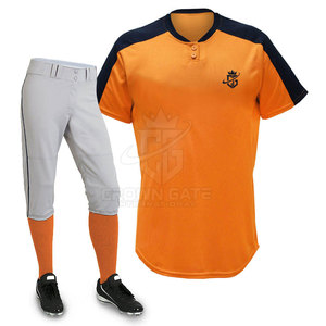 Vêtements de sport à faible MOQ, tissu confortable, uniforme de baseball sur mesure, taille adulte, uniforme de baseball - Product Image 2