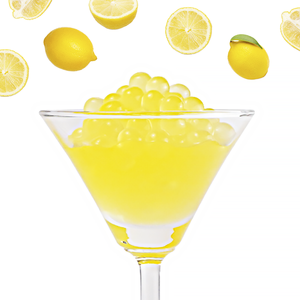 Boba éclatante au goût de citron brillant de haute qualité pour les boissons glacées et les slushies - Product Image 2