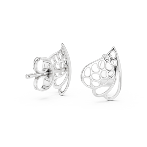 Juego de Aretes con Forma de Corazón en Oro Amarillo Sólido de 18K con Baño de Rodio, para Compromiso, Boda, Fiesta, San Valentín, Eventos Especiales y Uso Diario - Product Image 5