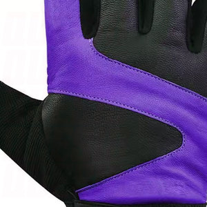 Unisex High Quality Leather Anti Slip Half Finger Gym Fitness <b>Gloves</b> Custom Logo Weight Lifting Workout Training Sports <b>Gloves</b> - Product Image 6