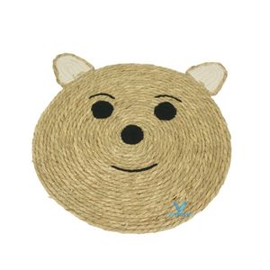 Vietrustic Popular Design Cute <b>Rustic</b> Baby <b>Rug</b> Handmade Water Hyacinth Seagrass Woven Striped Nursery Kids Bedroom Floor - Product Image 4