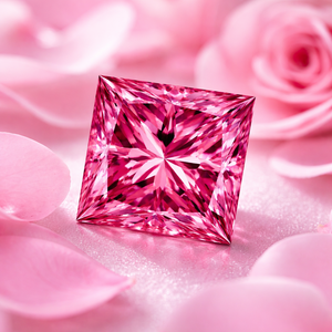 Moissanite rose de qualité D, 3 carats, clarté VVSI, synthétique, créée en laboratoire, 8,5x8,5 MM, pierre précieuse en vrac pour la fabrication de bijoux - Product Image 3