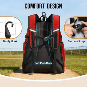 Equipo Deportivo de Calidad de Exportación para Jugadores, Bolsa de Béisbol Duradera y Fácil de Transportar con Gran Capacidad y Acabado Fino - Product Image 5