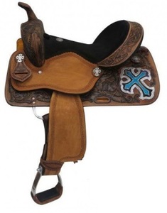 Selle de cheval western en cuir artisanal de qualité supérieure pour ranch, trail, roping, barrel racing, équipement d'équitation de loisir - Fournisseur en gros - Product Image 2