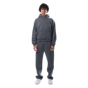 Ensemble de survêtement d'hiver personnalisé avec logo imprimé pour hommes et femmes, 100% coton molletonné, vêtements de sport, entraînement en salle de sport, vente en gros, OEM, approvisionnement en vrac - Product Image 6