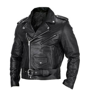 Custom Men Fashion <b>Leather</b> <b>Jacket</b> OEM ODM PU <b>Leather</b> <b>Biker</b> <b>Jacket</b> Street Style Winter Outerwear Manufacturer - Product Image 2