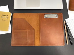 Porte-bloc en cuir dossier fait à la main portefeuille porte-bloc-notes personnalisé A5 dossier A4 sac pour porte-documents LPA-0002 - Product Image 4