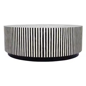 Premium Quality Faceted Diamond Shape Shiny <b>Rose</b> <b>Gold</b> Metal Coffee Table For High End Boutique Hotel Suite Coffee Table - Product Image 5