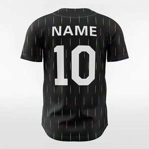 Camisetas de Béisbol con Diseño Personalizado, Impresión Digital, Transpirables, Manga Corta, Venta al Por Mayor, Uniformes de Dos Botones, Servicio OEM ODM - Product Image 2