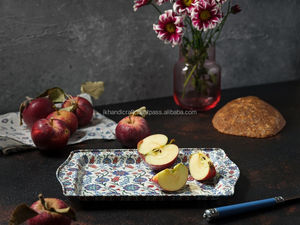 Bandeja de chocolate personalizable de gran tamaño más vendida, bandeja de servicio de acero inoxidable esmaltado, etiquetado privado, tendencia de precio bajo - Product Image 4