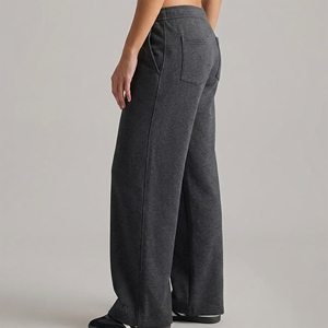 OEM/ODM Polyester/Cotton Blend Wide Leg Breathable Winter <b>Lace</b> Embroidery Jogger Pants Women Custom Logo Hip Hop Style - Product Image 5