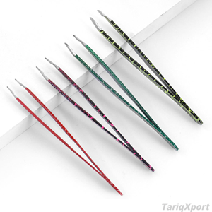 Professional <b>Pointed</b> Stainless Steel Slant Tip Hair <b>Removal</b> Mini Eyebrow Tweezer Eyelash Grafting Tweezers Nipper Makeup <b>Tools</b> - Product Image 6