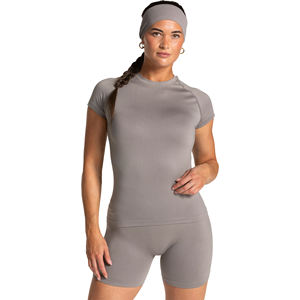 Camiseta Extra Grande Personalizada para Mujer, 100% Algodón, Estilo Urbano, Corte Ajustado, Manga Regular, Estampado con Apliques, Marca Privada, Fabricante OEM - Product Image 1