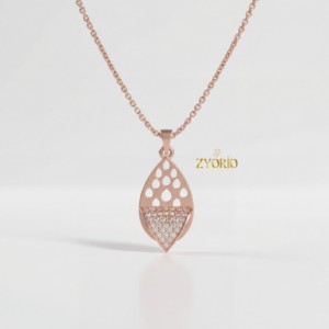 Collar con Colgante de Diamante Dorado de Lujo con Símbolo de Eternidad para Mujer, Regalo de Compromiso y Boda, Joyería Elegante de Moda - Product Image 3