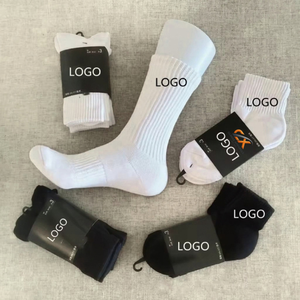 Chaussettes de sport en coton tricoté de haute qualité avec logo personnalisé, chaussettes de basket-ball et de course à pied, fabrication directe en usine - Product Image 4