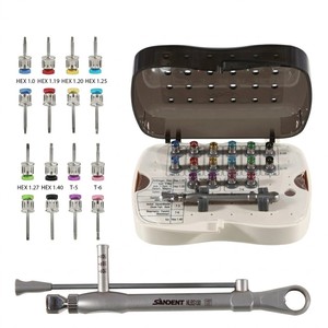 Kit Universal de Extracción de Tornillos para Implantes Dentales, Juego de Destornilladores, Herramienta Quirúrgica Autoclavable para Reparación de Implantes - Product Image 1
