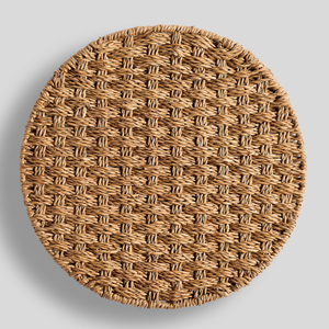 Vietnamese Woven Natural Seagrass <b>Round</b> Dinning Table Mat Charge Plate Table <b>Placemats</b> for Event Party Table Decorations - Product Image 1