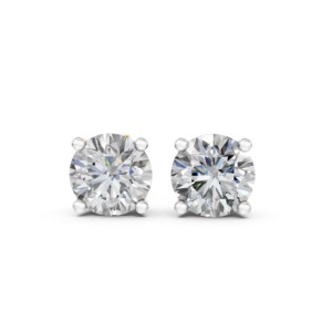 Boucles d'oreilles en or massif 14K 9K 10K 18K avec diamants de laboratoire certifiés IGI, fabricant de bijoux fins éthiques RJC ODM OEM, vente en gros EA501914 - Product Image 1