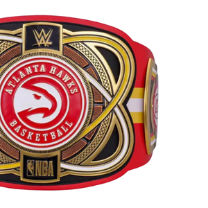 Ceinture de championnat de basketball des Atlanta Hawks, personnalisable, de haute qualité, rouge et or, ceinture sportive personnalisée, ceinture de champion, pour collectionneurs - Product Image 4