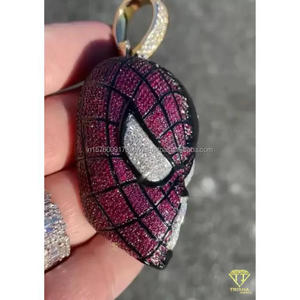 Colgante de Joyería de Diseño con Acabado Pulido de Alta Calidad y Estilo Hip Hop Urbano de Lujo - Product Image 2