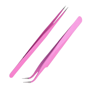 Pince à épiler professionnelle en acier inoxydable durable avec pointe dentelée lisse pour usage en salon, personnalisable - Product Image 1