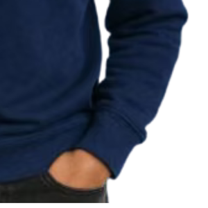 Sweat-shirt à col rond bleu foncé pour garçons, pull décontracté à manches longues, streetwear quotidien, vêtements confortables pour un style de vie actif - Product Image 3