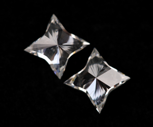 Diamantes de Laboratorio HPHT CVD en Forma de Lirio, Corte Excelente, 2.50 Ct, Corte Floral, E,F VVS-VS, Par de Diamantes de Laboratorio para Joyería, Gran Venta - Product Image 3