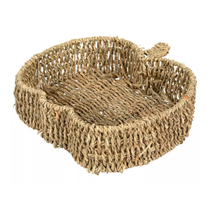 Plateau à fruits en jonc de mer écologique, style rustique, en forme de citrouille, pour la décoration d'automne à la maison, prix de gros, Vietnam - Product Image 3