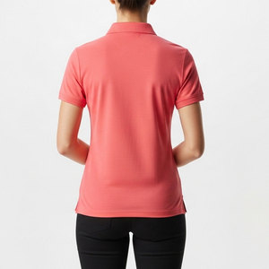 Oem Service High Quality <b>Ladies</b> Short Sleeve <b>Shirts</b> Breathable Quick Dry Sportswear Summer 100% Cotton Golf <b>Shirts</b> - Product Image 4