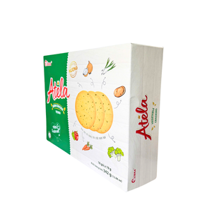 Galletas finas de sabor vegetal natural 342G Galletas ligeras y crujientes horneadas - Product Image 4