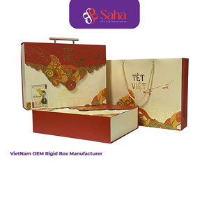 Cajas Rígidas Hechas a Mano con Estampado en Relieve de Lámina Dorada, Laminación Mate, Materiales Reciclables y Biodegradables, Personalizables para Regalos - Product Image 5